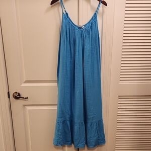 NWT GAP Blue Maxi Dress